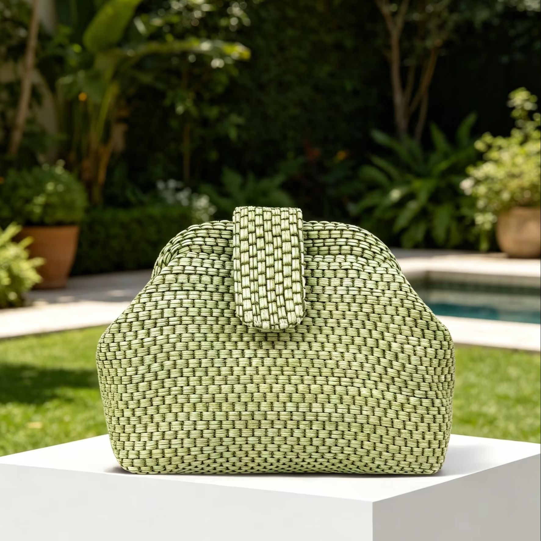 Luxury Bags Green - Bolso de mano de lujo ligero