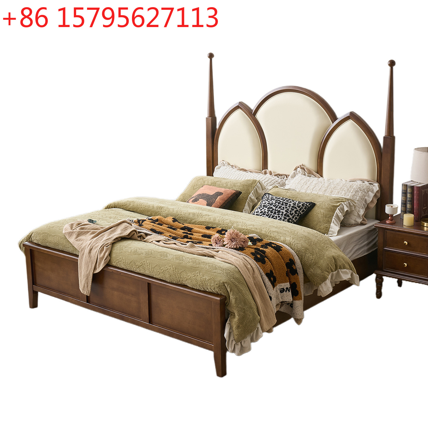 Luxury Bags Direct - Cama doble de estilo medieval, estilo