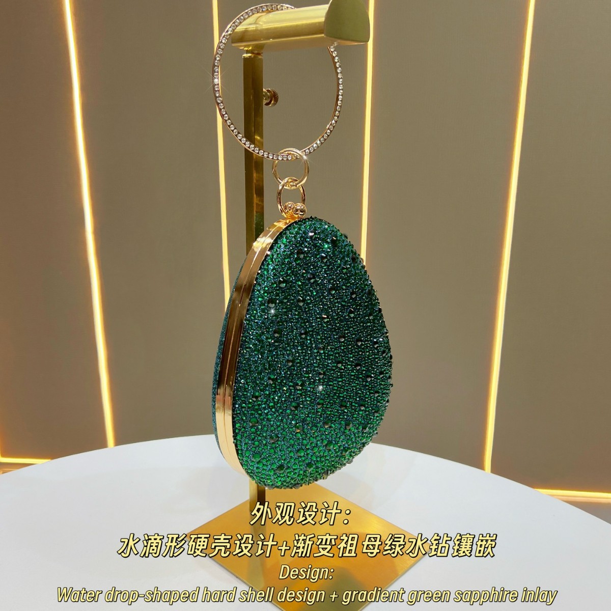 Bolso de Mano Tipo Clutch con  - Luxury Bags Green reseña y precio