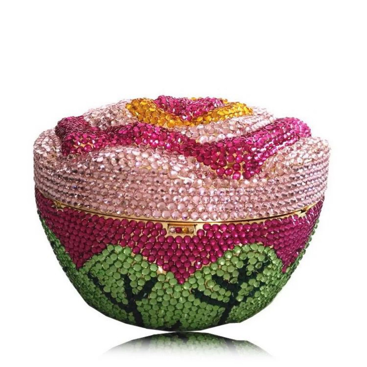 Bolso de mano de cristal con d - Luxury Bags Green reseña y precio