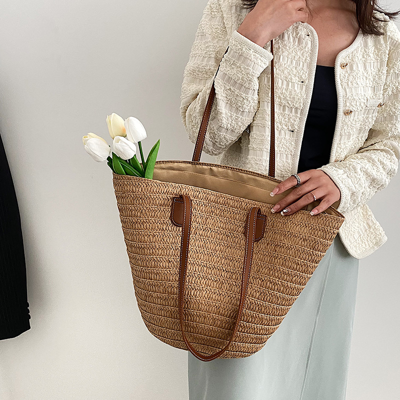 Bolso de hombro de gran capaci - Luxury Beach Bags Ysl reseña y precio