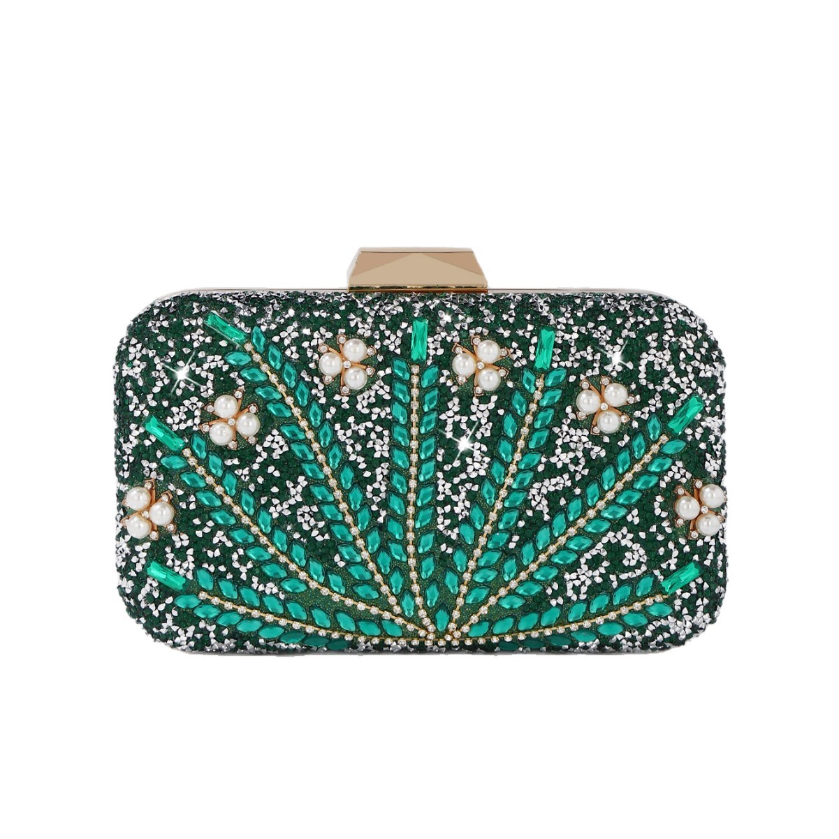 Bolso de mano de noche verde a - Luxury Bags Green reseña y precio