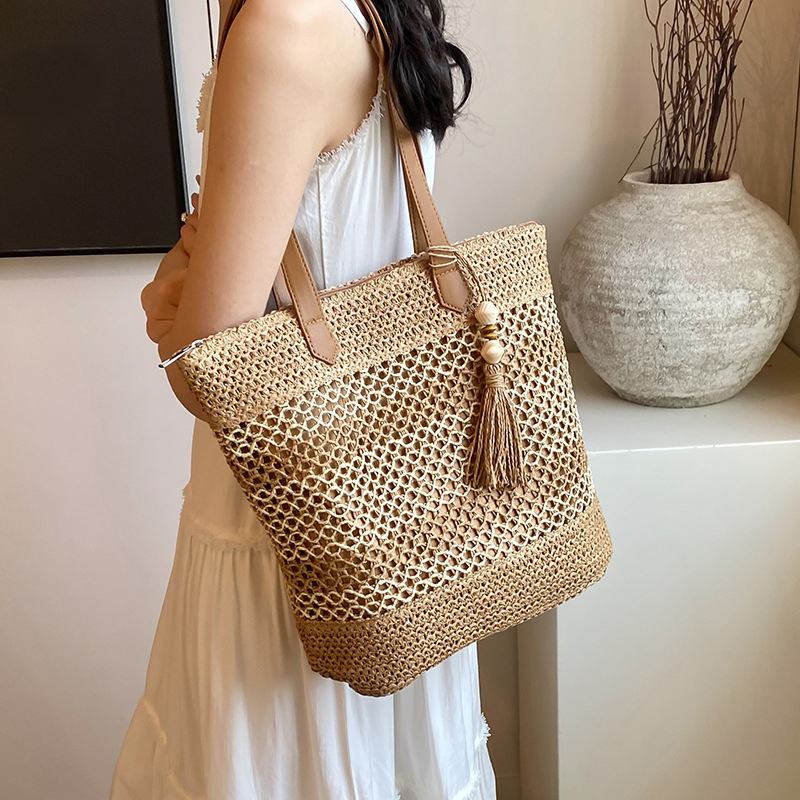 Bolsos de paja de verano para  - Luxury Beach Bags Ysl reseña y precio