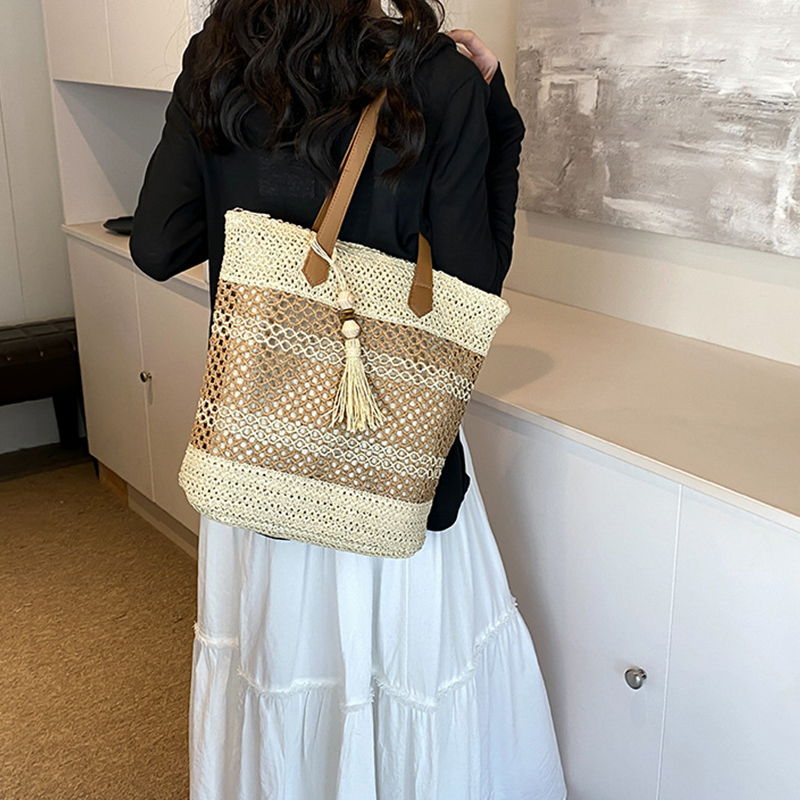 Bolsos de paja de verano para  - Luxury Beach Bags Ysl reseña y precio