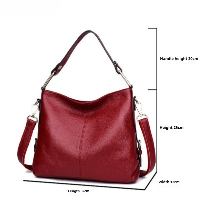 Bolso de Hombro de Cuero Genui - Luxury Bags No Logo reseña y precio