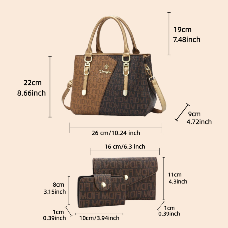 Conjunto de 3 bolsos para muje - Luxury Bags reseña y precio