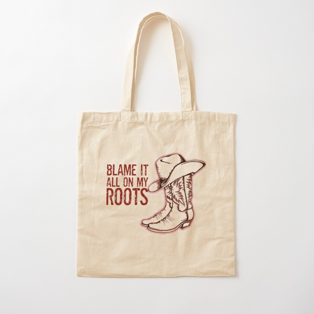 Blame it all my Roots in red T - Luxury Bags No Logo reseña y precio