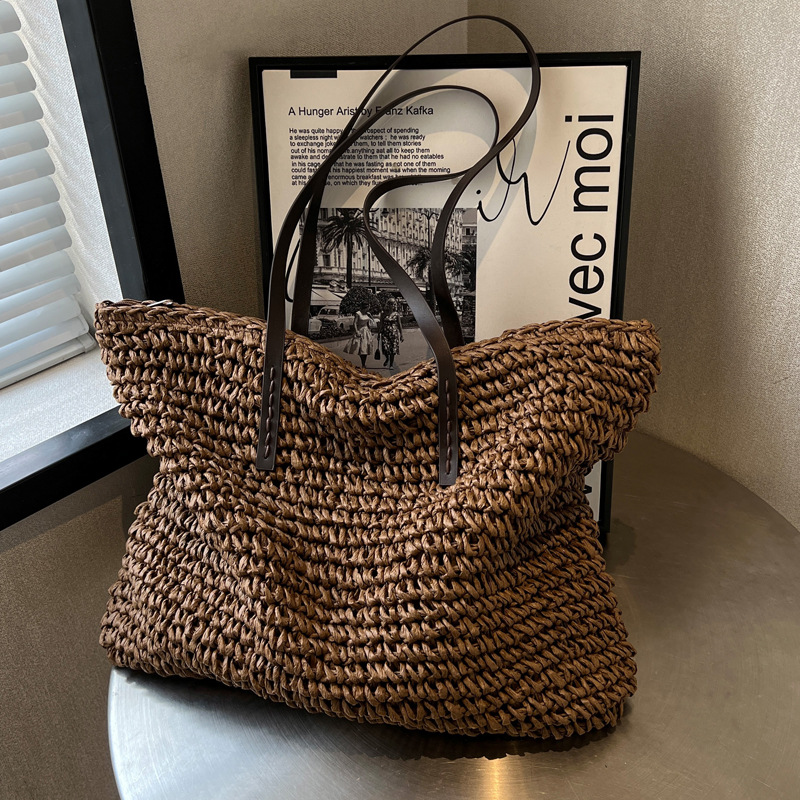 Bolsos de mano tejidos de paja - Luxury Bags Store reseña y precio