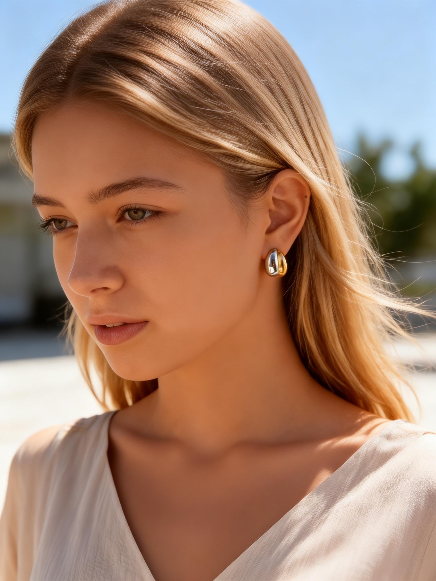 Pendientes de Acero Inoxidable - Luxury Bags No Logo reseña y precio