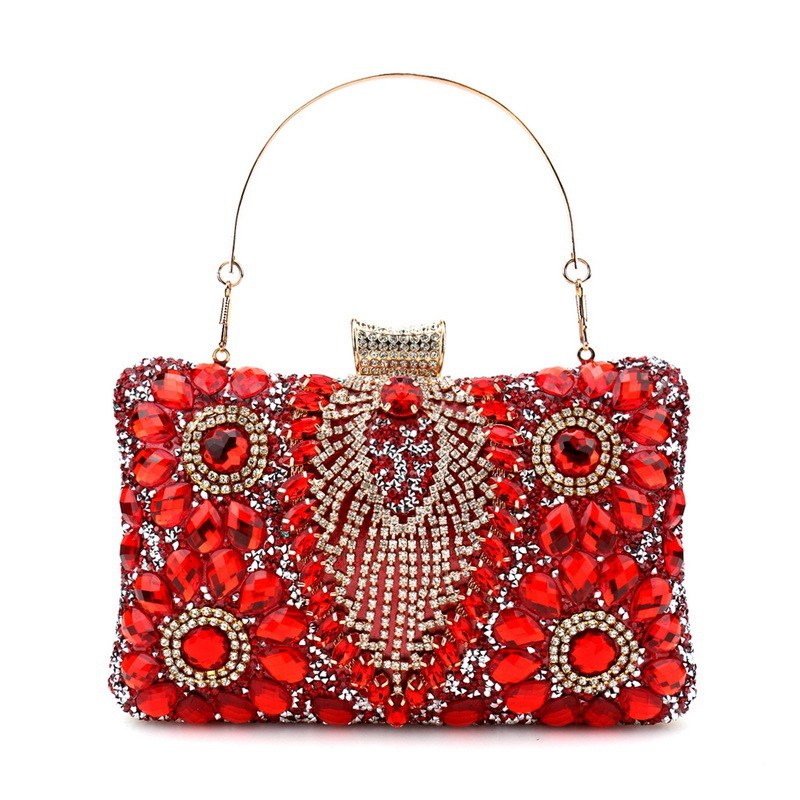 Bolso de mano de noche con bor - Luxury Bags Green reseña y precio