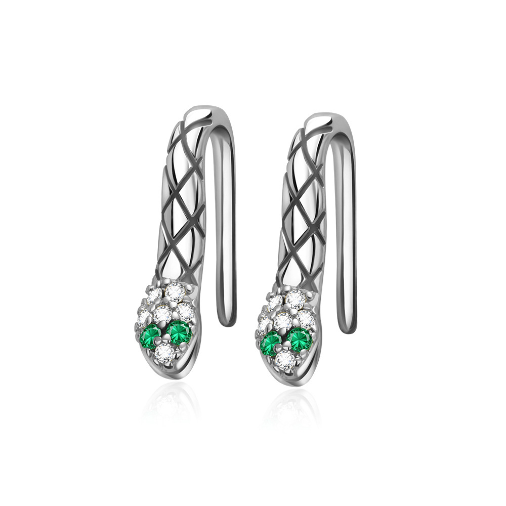 Pendientes de serpiente chapad - Luxury Bags Cz reseña y precio