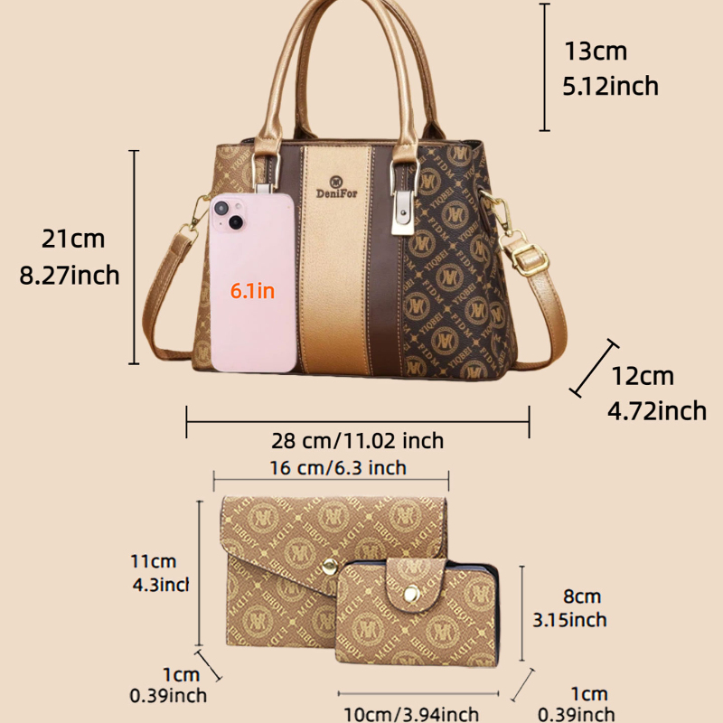 Conjunto de 3 piezas de bolsos - Luxury Bags reseña y precio