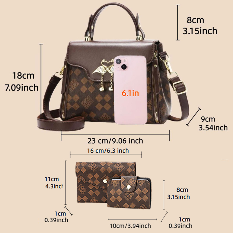 Conjunto de 3 bolsos para muje - Luxury Bags reseña y precio