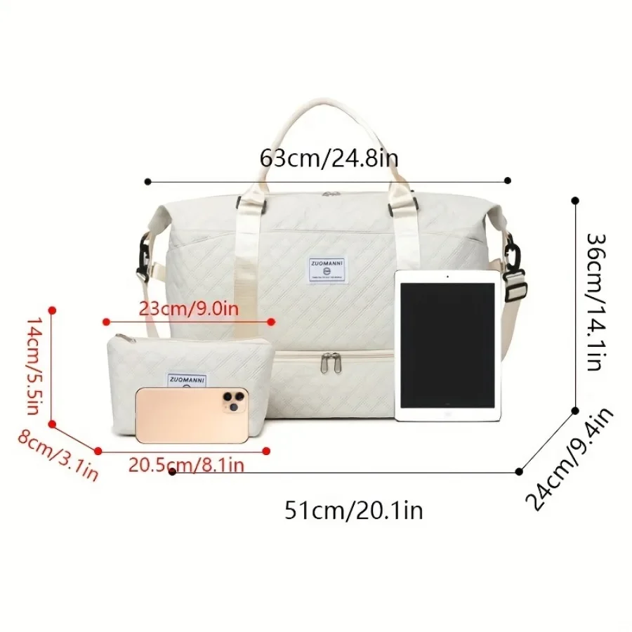 Juego de 2 uds de bolsa de lon - Weekender Bag Duffle reseña y precio