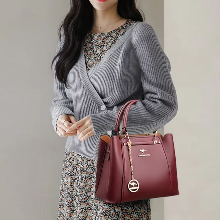Bolso cruzado de cuero de 3 ca - Luxury Bags No Logo reseña y precio