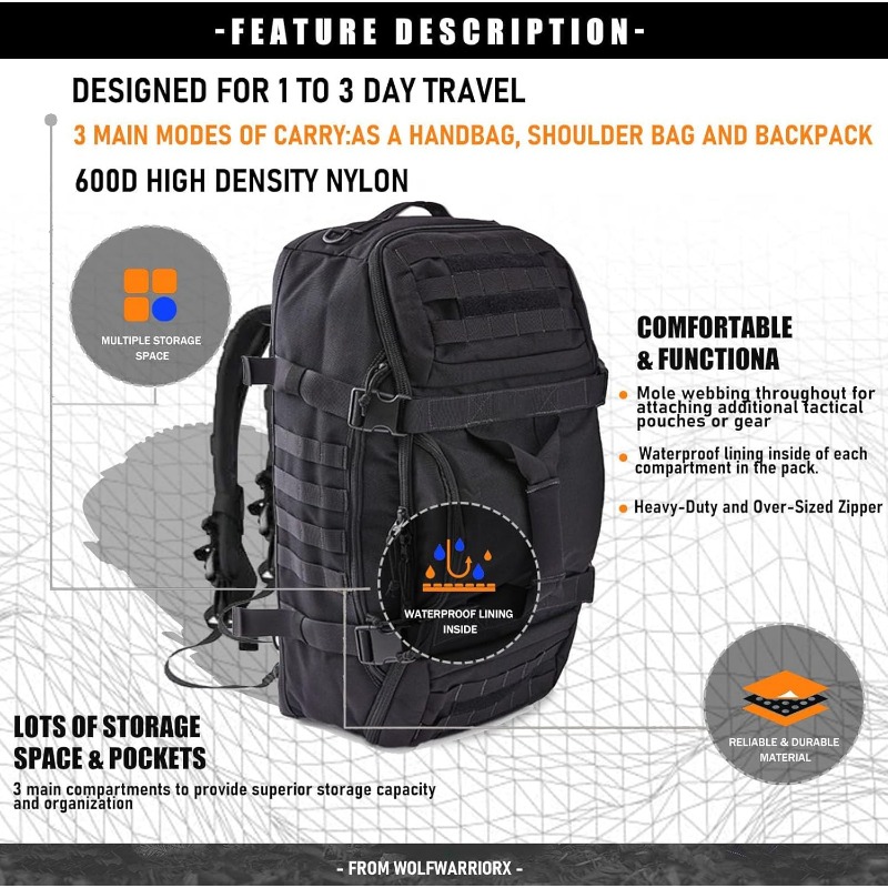 LQARMY - Bolsa de Viaje Deport - Weekender Bag Duffle reseña y precio