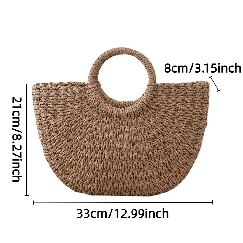 Bolso Tote Semicircular de Paj - Luxury Beach Bags Ysl reseña y precio
