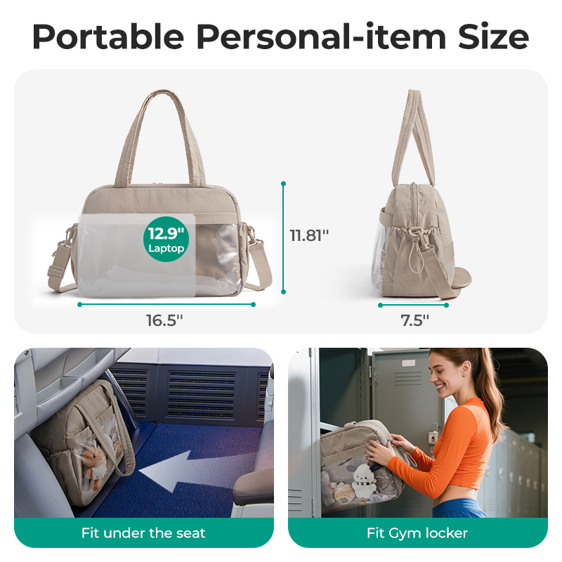 BAGSMART bolso de hombro de vi - Weekender Bag Duffle reseña y precio